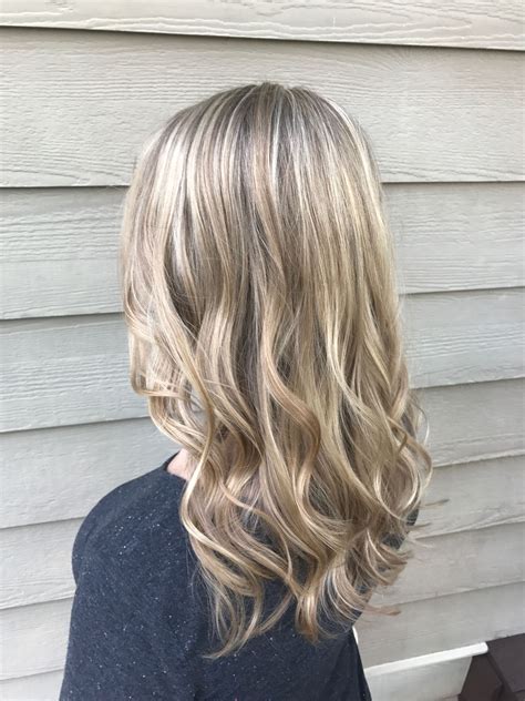 blonde foils in blonde hair|blonde highlights for dark hair.